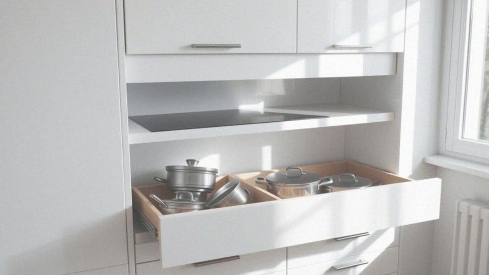 Dlaczego warto rozważyć szafkę pod płytę indukcyjną z szufladami?