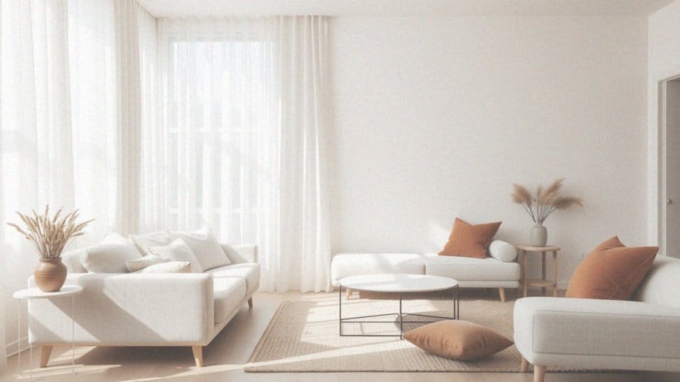 Jakie zasady doboru kolorów stosować przy aranżacji salonu od północy?