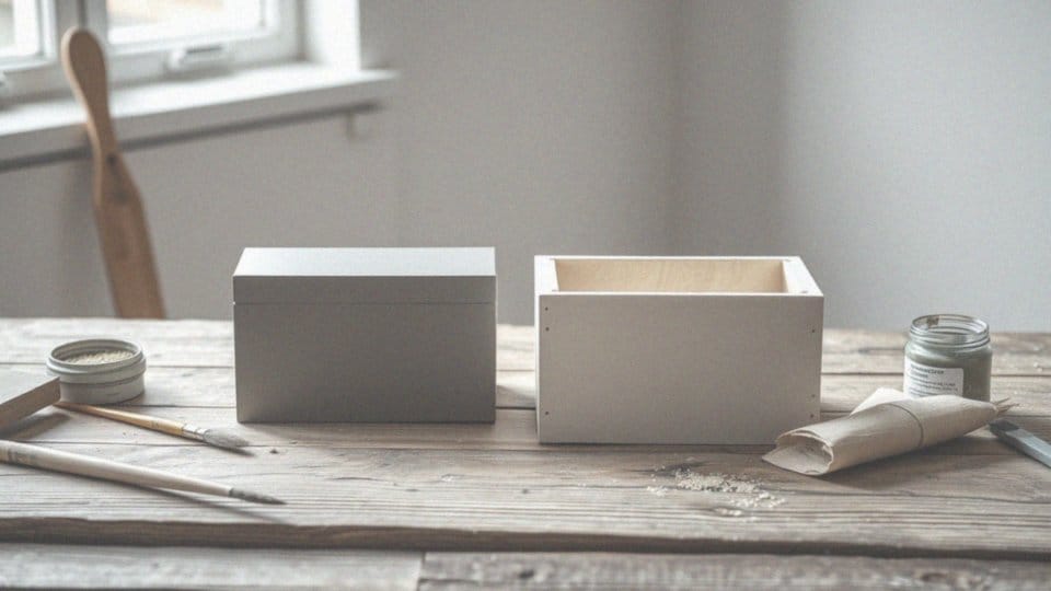 Jak farba satynowa różni się od farby kredowej?