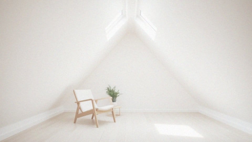 Jak jasne kolory wpływają na percepcję przestrzeni poddasza?