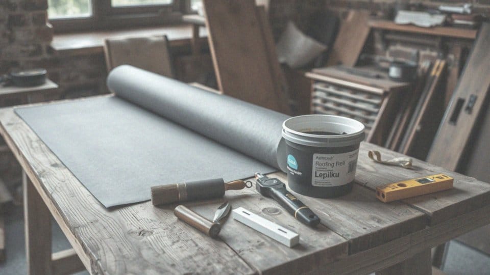 Jakie narzędzia są potrzebne do aplikacji lepiku i papy na zimno?