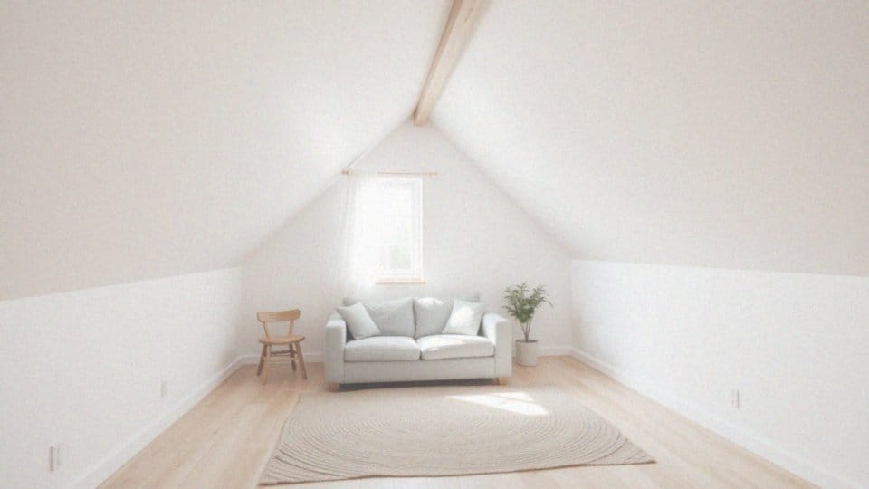 Jakie kombinacje kolorystyczne są najlepsze dla dużych i małych poddaszy?