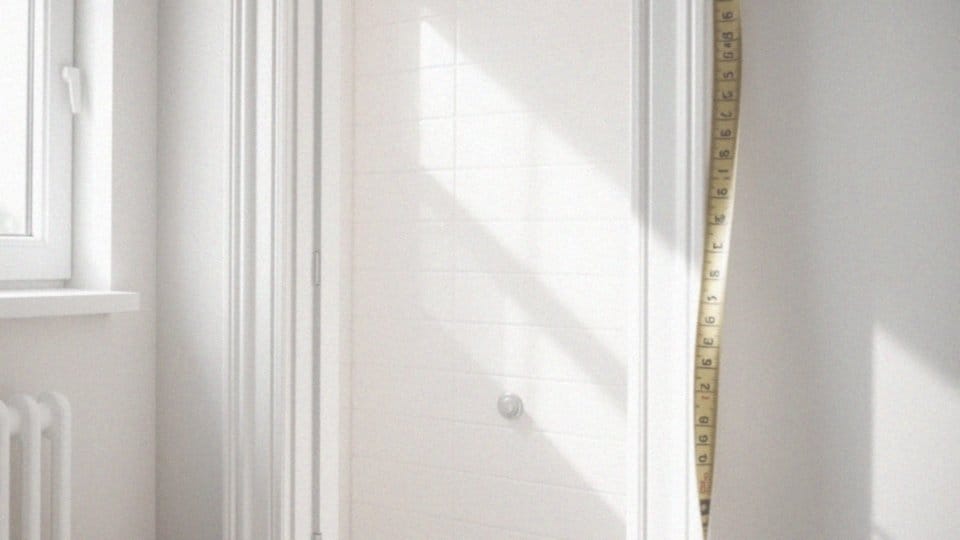 Jakie są standardowe wymiary drzwi do łazienki 60?