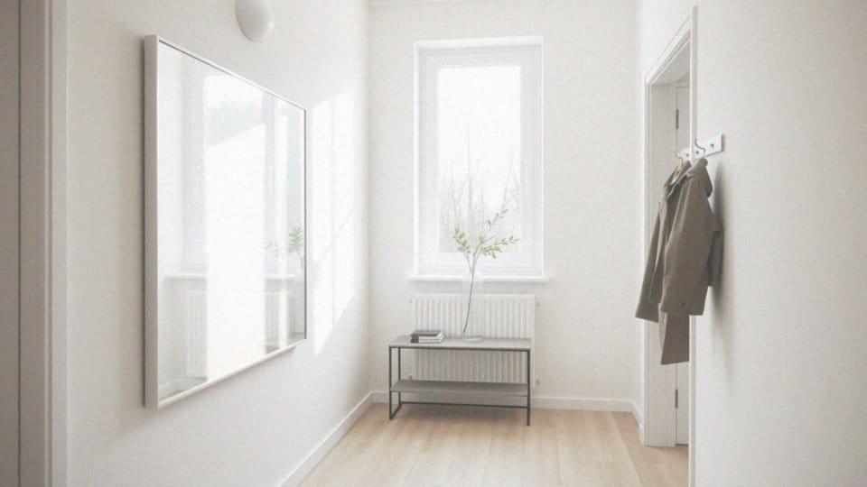 W jaki sposób lustra mogą powiększyć i rozświetlić przedpokój?