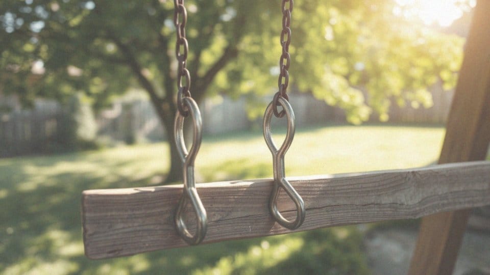 Jakie zalecane odległości ustawienia haków do huśtawki?