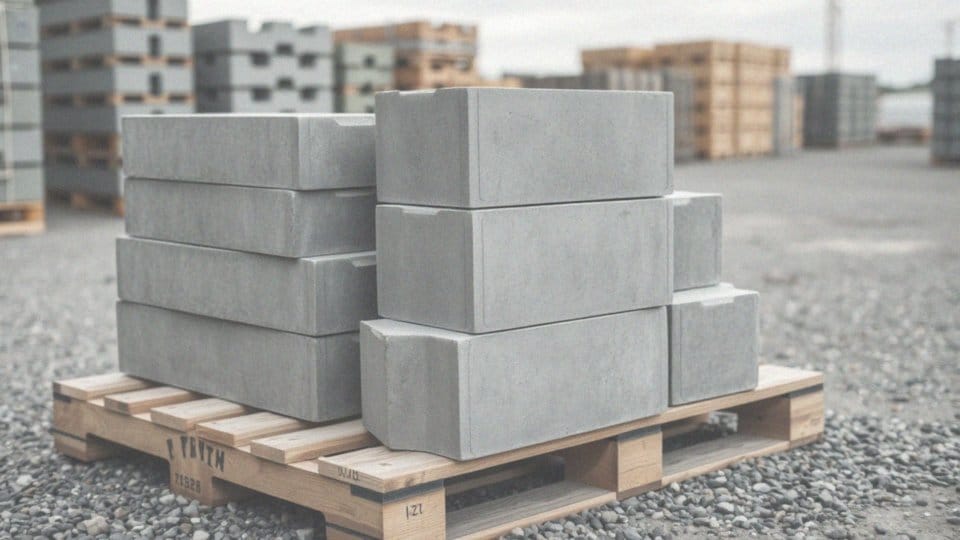 Bloczek fundamentowy ile na palecie? Wymiary i waga