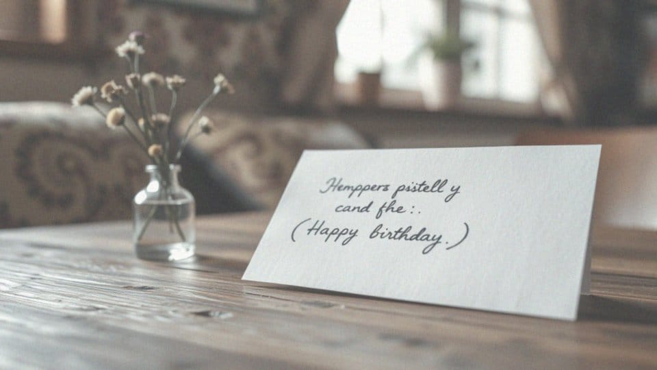 Ciepłe życzenia urodzinowe – jak wyrazić miłość i radość?