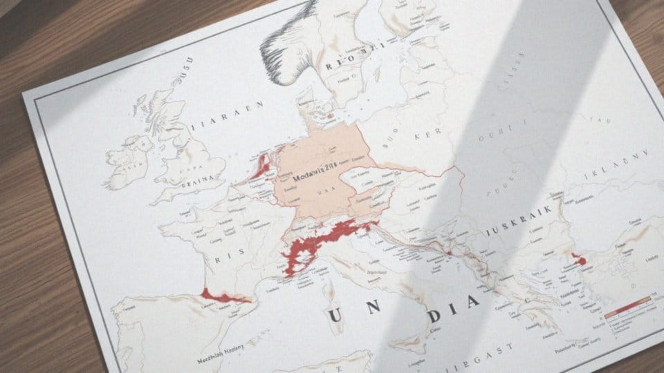 Mołdawia mapa Europy – położenie i sąsiedzi