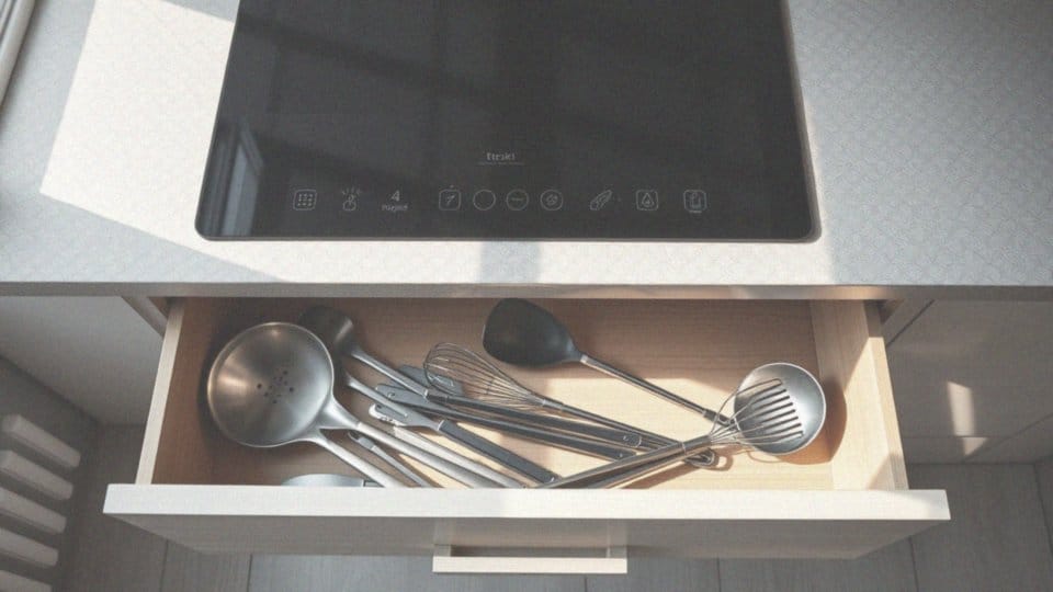 Szuflada pod płytą indukcyjną – zalety, problemy i praktyczne porady