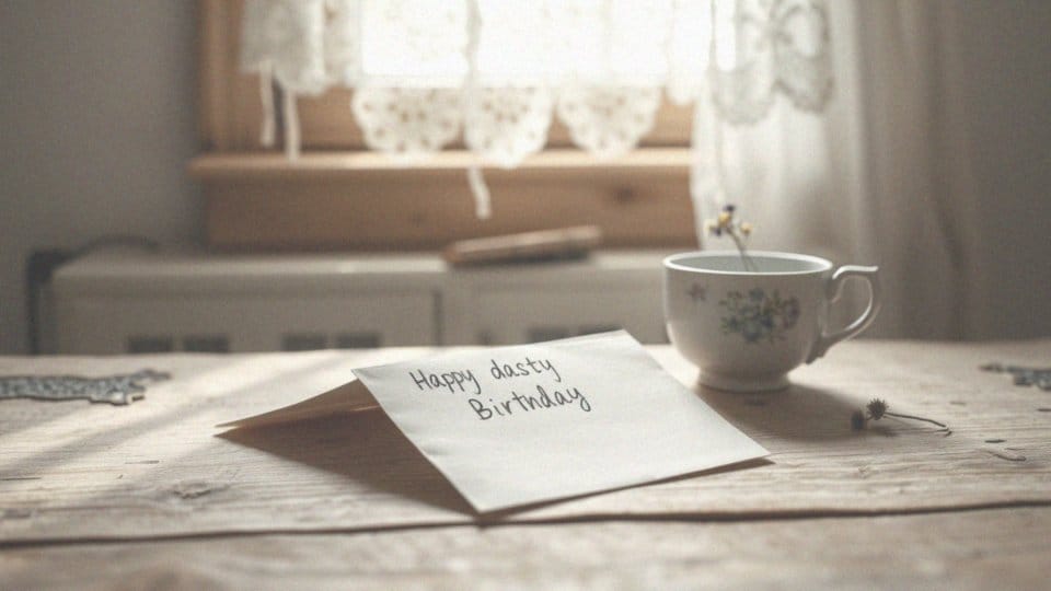 Wzruszające życzenia urodzinowe – jak je napisać, aby dotknęły serca?